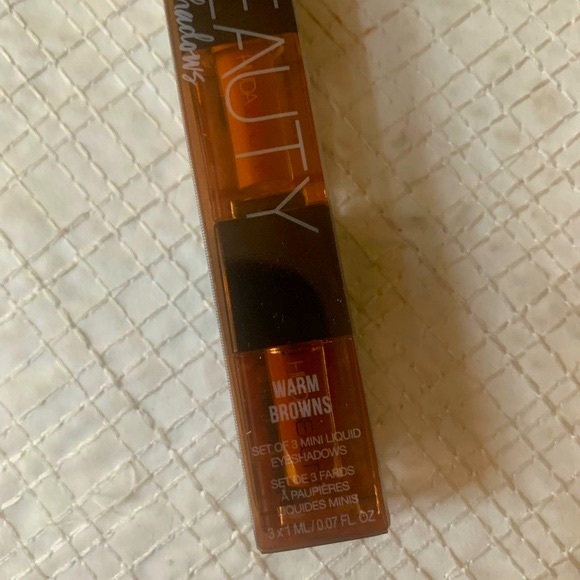 Huda Beauty Melted Liquid Eyeshadow Trio Set in Warm Browns BNIB - Picture 3 of 16